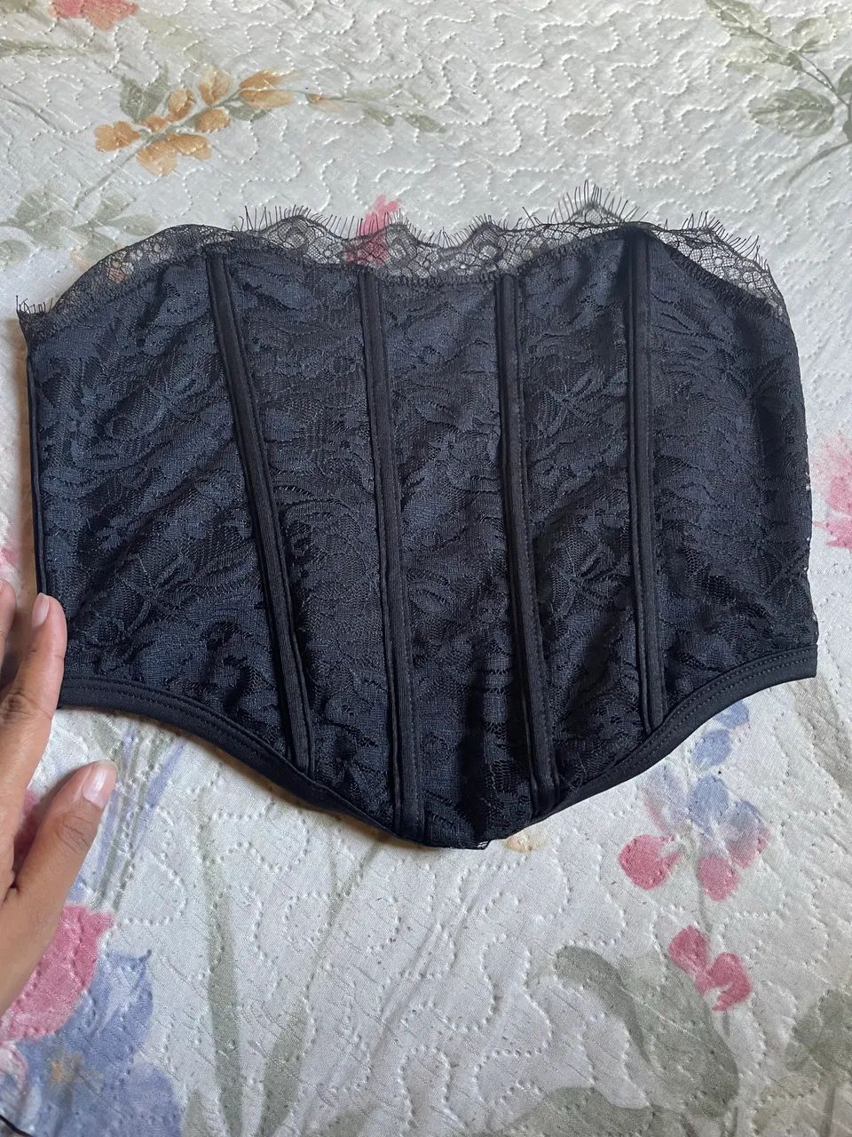 Cropped corselet renda  - Foto 4