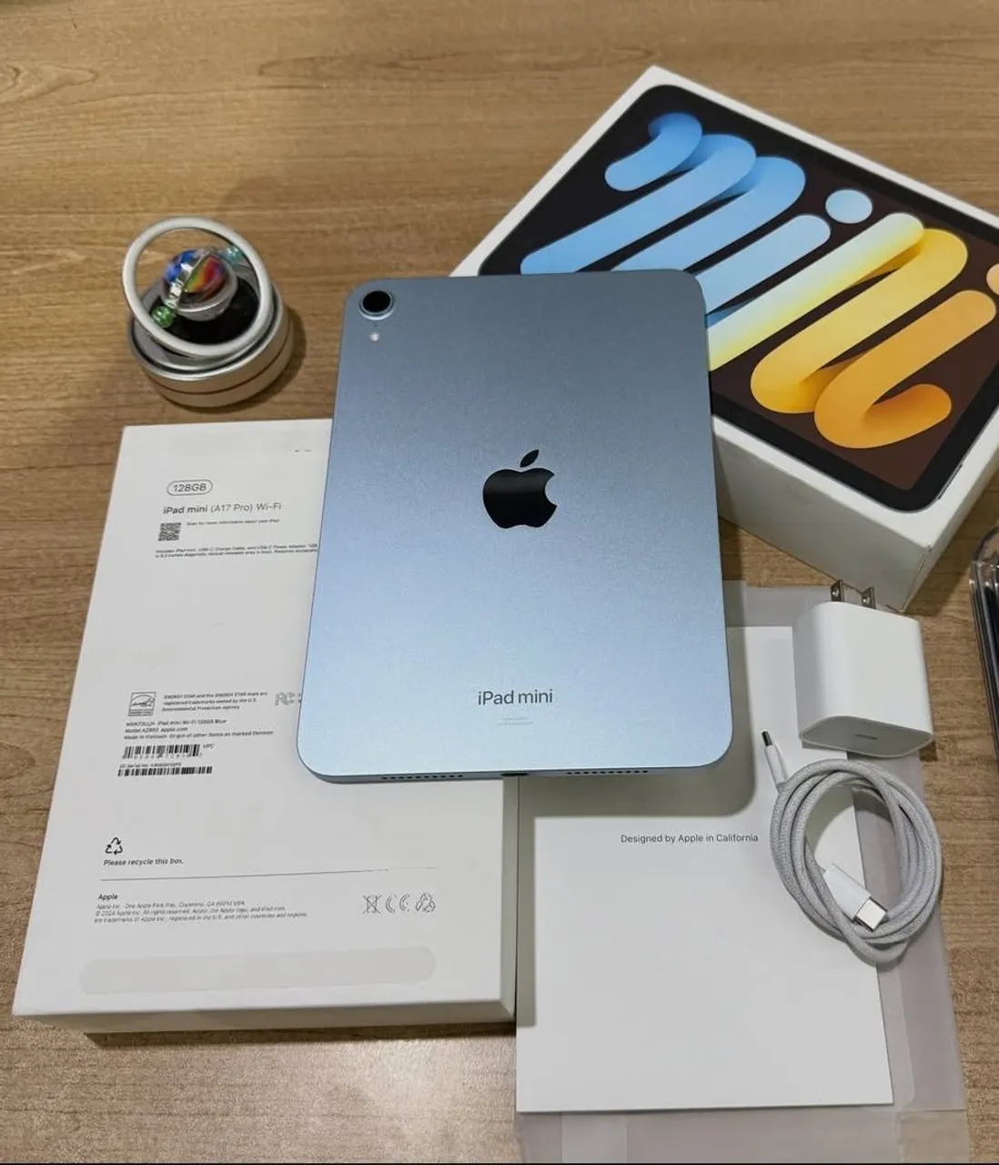 Ipad 7 Mini 128GB AZUL - Somente Ativado!! 1 Ano Garantia Apple