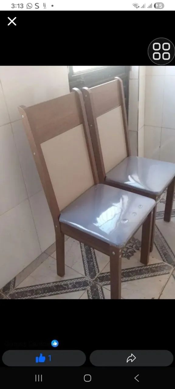 2 cadeiras novas - Foto 2