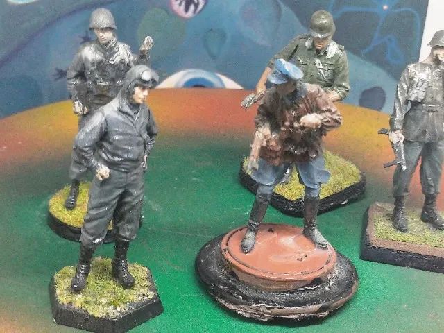 FIGURAS MILITARES ESCALA MONTADAS E PINTADAS. - Foto 5