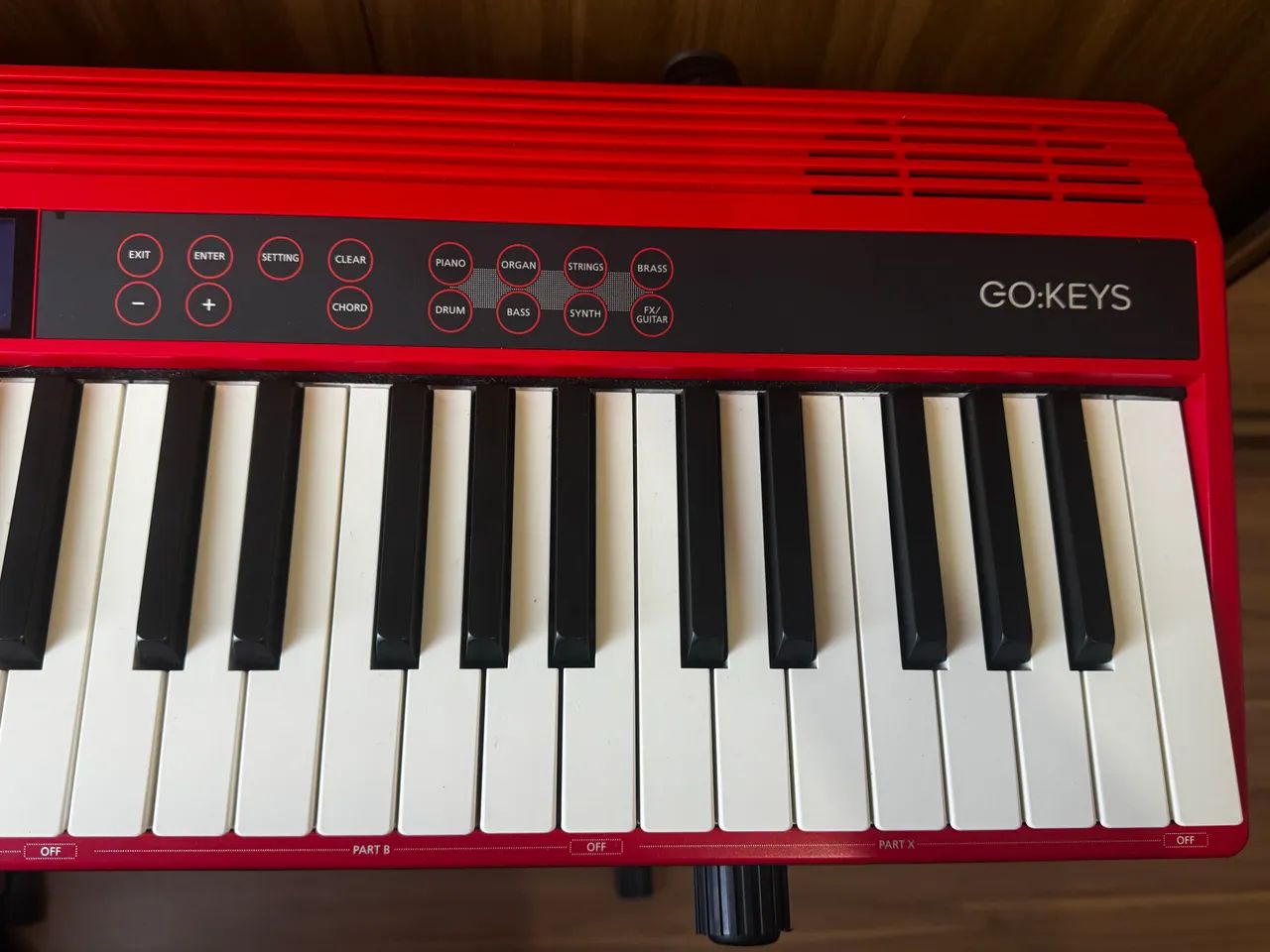 Teclado Roland Go Keys Vermelho - Instrumentos musicais