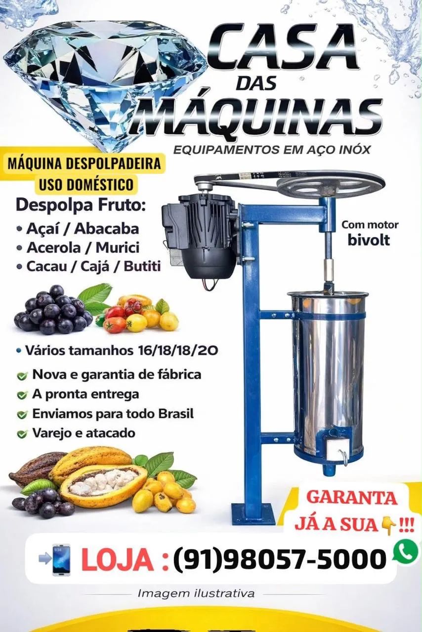 MÁQUINA DE AÇAÍ DOMÉSTICA *00 - Foto 3