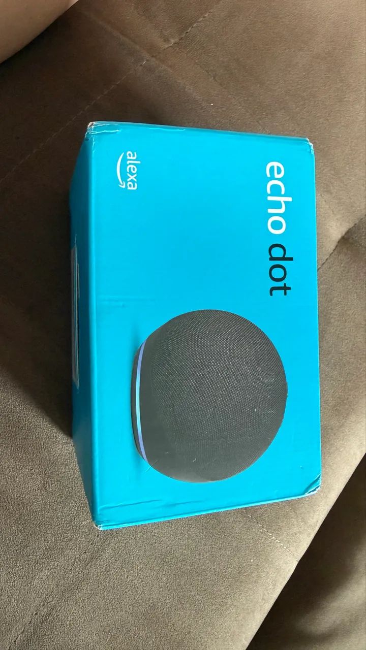 Caixa De Som Alexa Echo Dot 5A Geração - NOVA