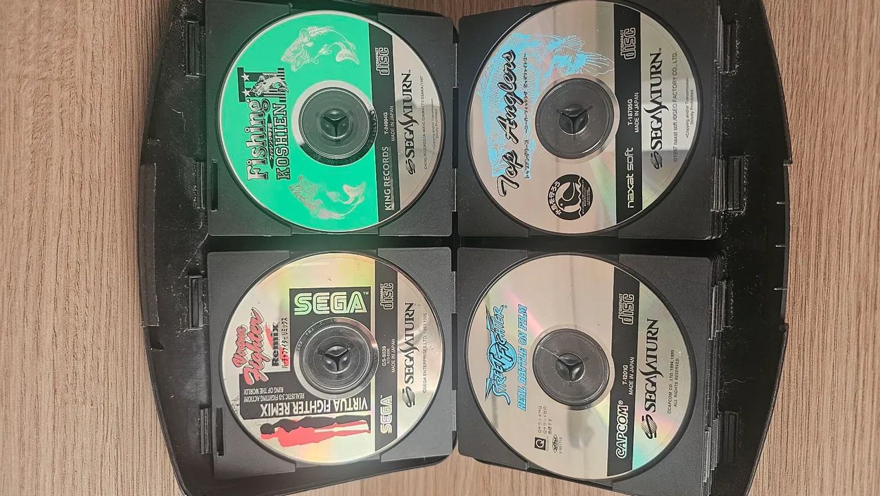 LOTE DE JOGOS ORIGINAIS DE SEGA SATURNO - Jogos de Vídeo Game