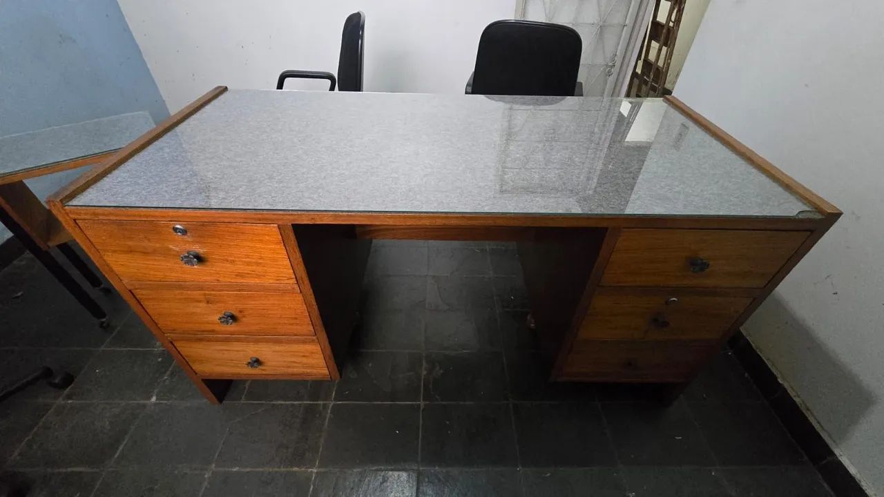 Mesa para escritorio estilo vintage - Foto 2