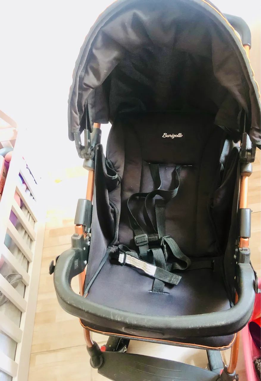 Carrinho + bebê conforto BURIGOTTO - Foto 3