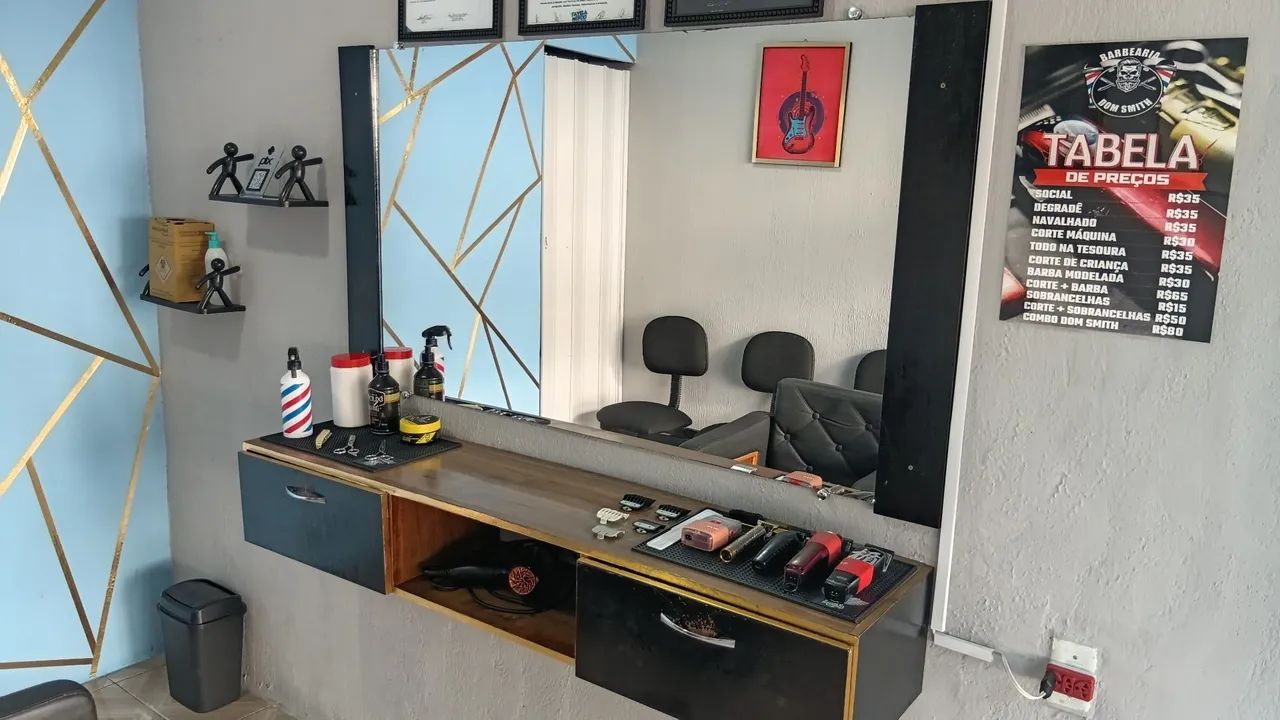 Bancada + Espelho Barbearia  - Foto 2