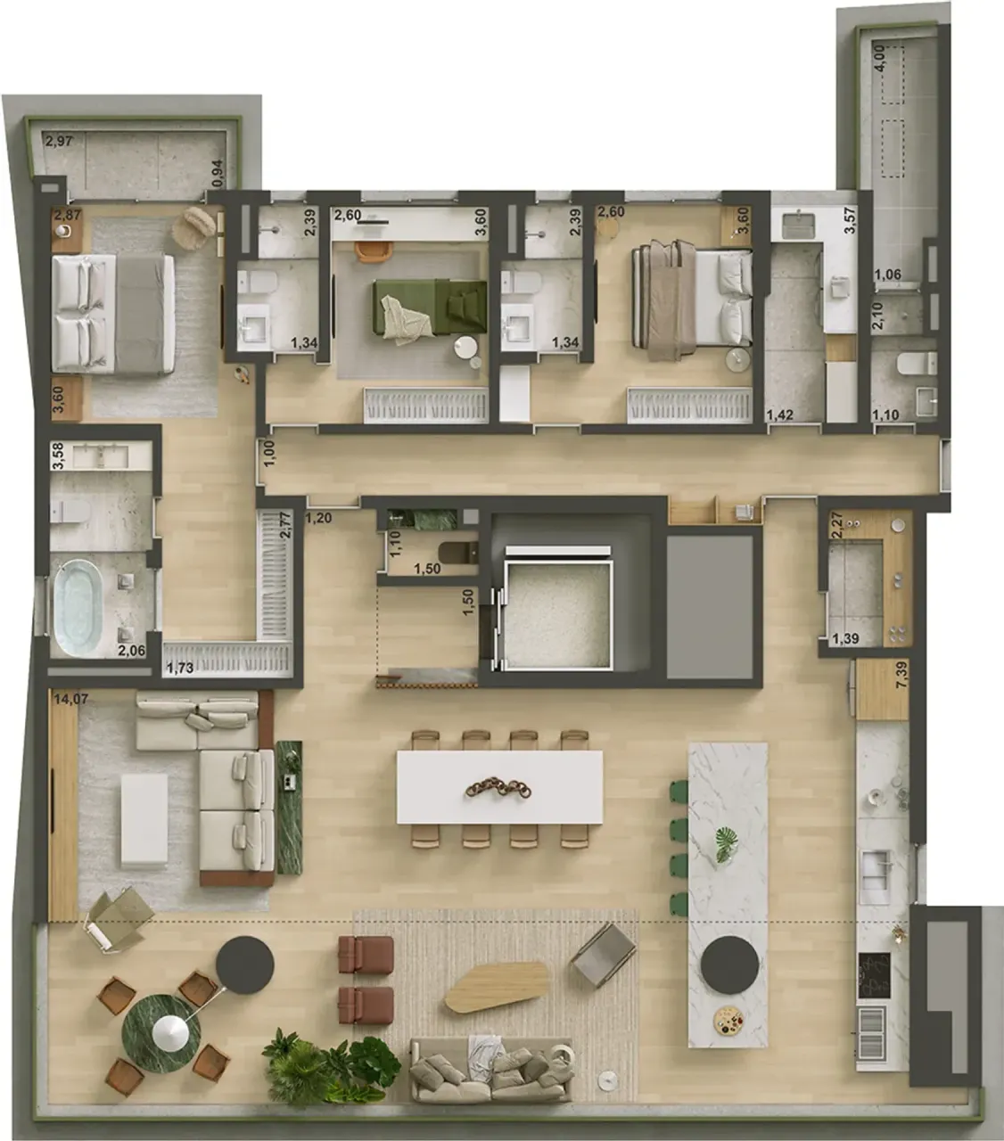 PLANTA 219m²