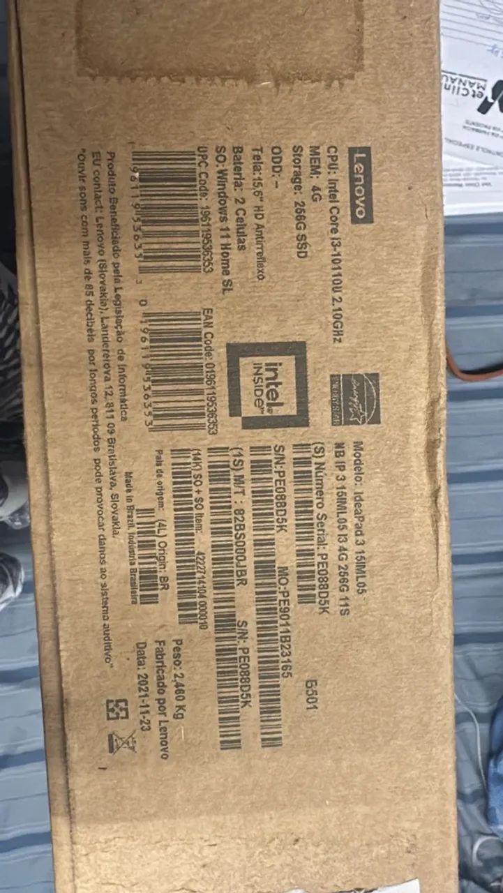 Notebook Lenovo Ideapad 3i em PERFEITO ESTADO, pouco uso e sem marcas de uso - Foto 5