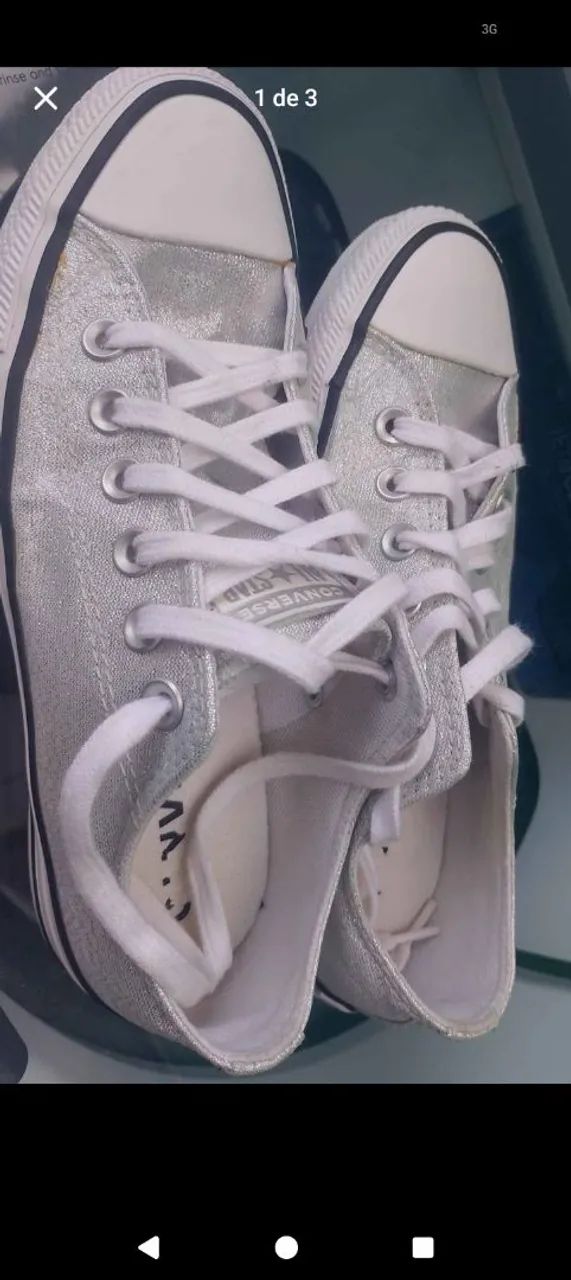 Tênis converse usado ótimo estado 