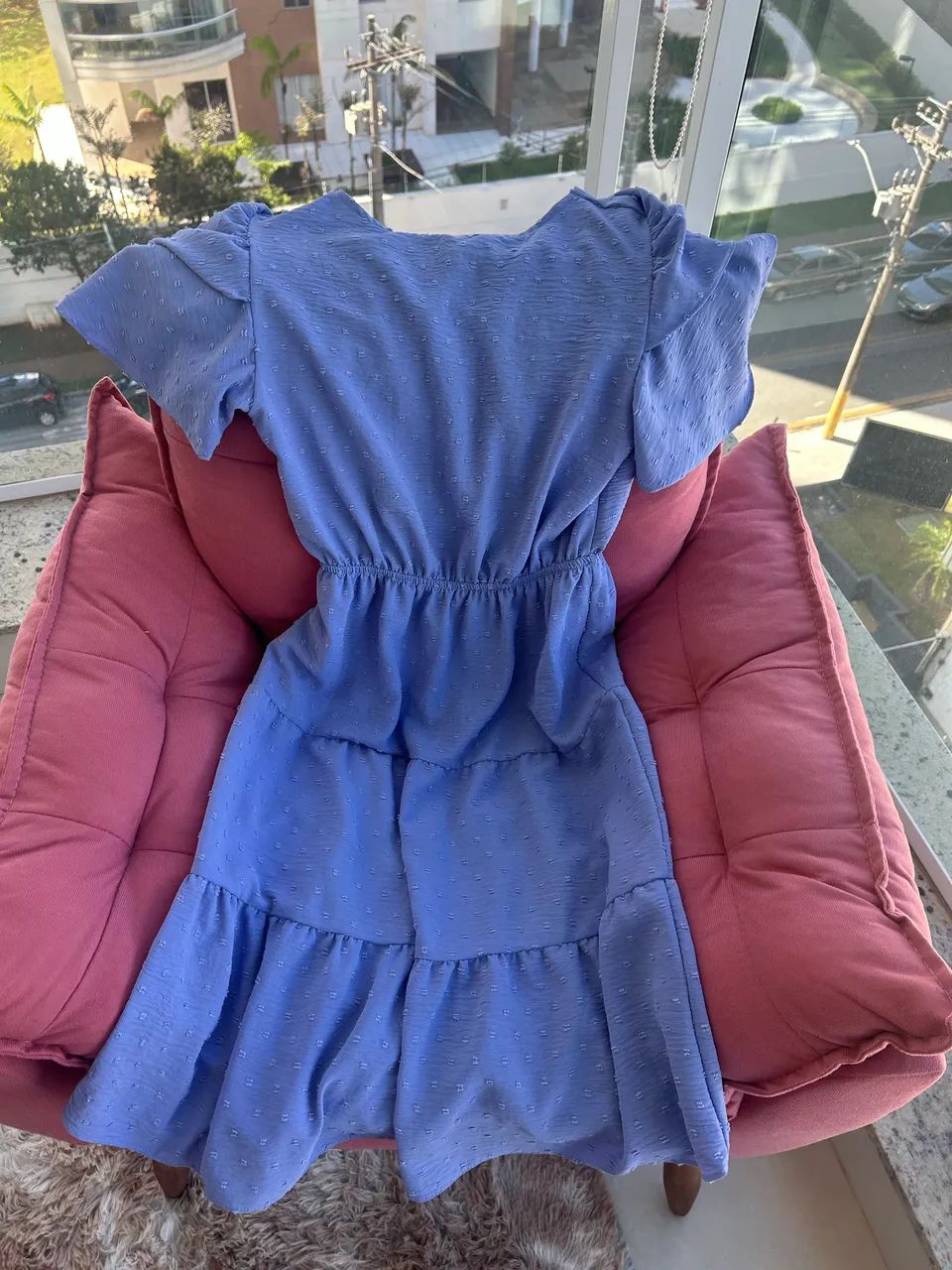 Vestido Azul bebê / M