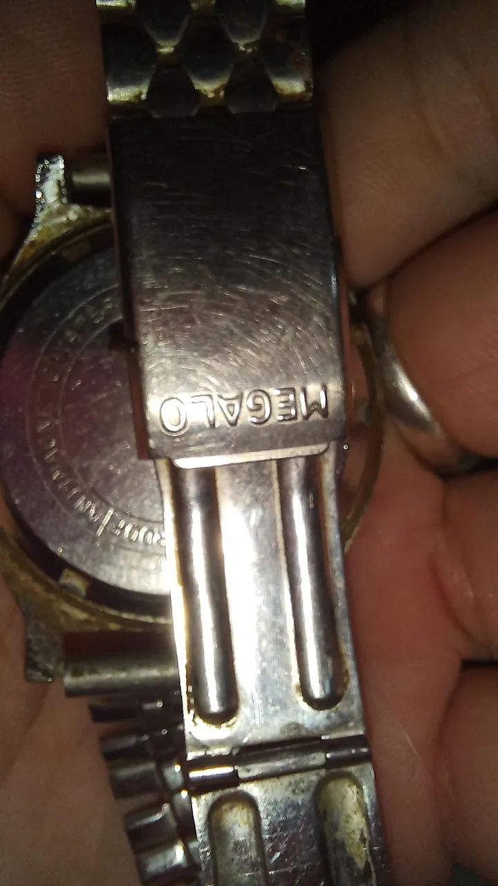Relógio Vintage Megalo De Luxe - Para Restauro ou Peças - Foto 3