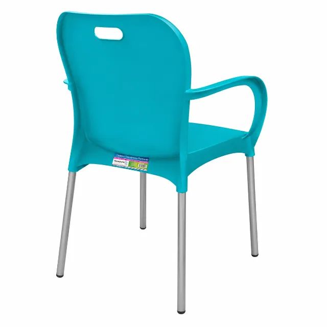 Cadeira Paramont Azul Tiffany - Foto 2