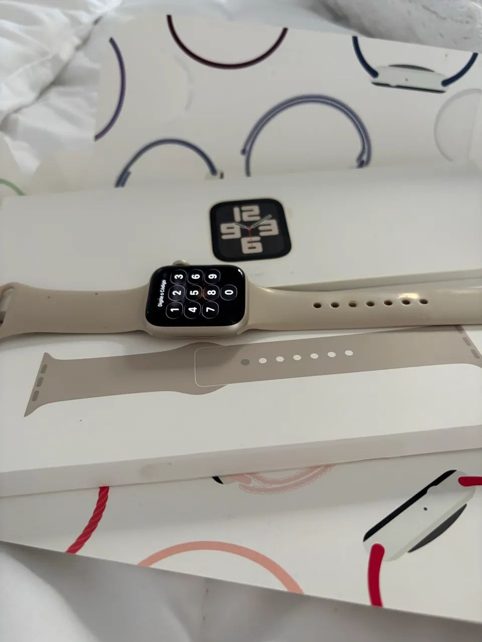 Apple Watch SE 2 geração starlight  - Foto 2