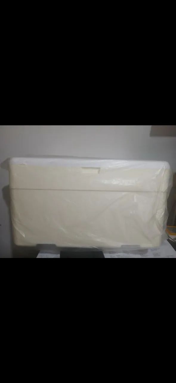 Caixa isopor 60 litros c/dreno.