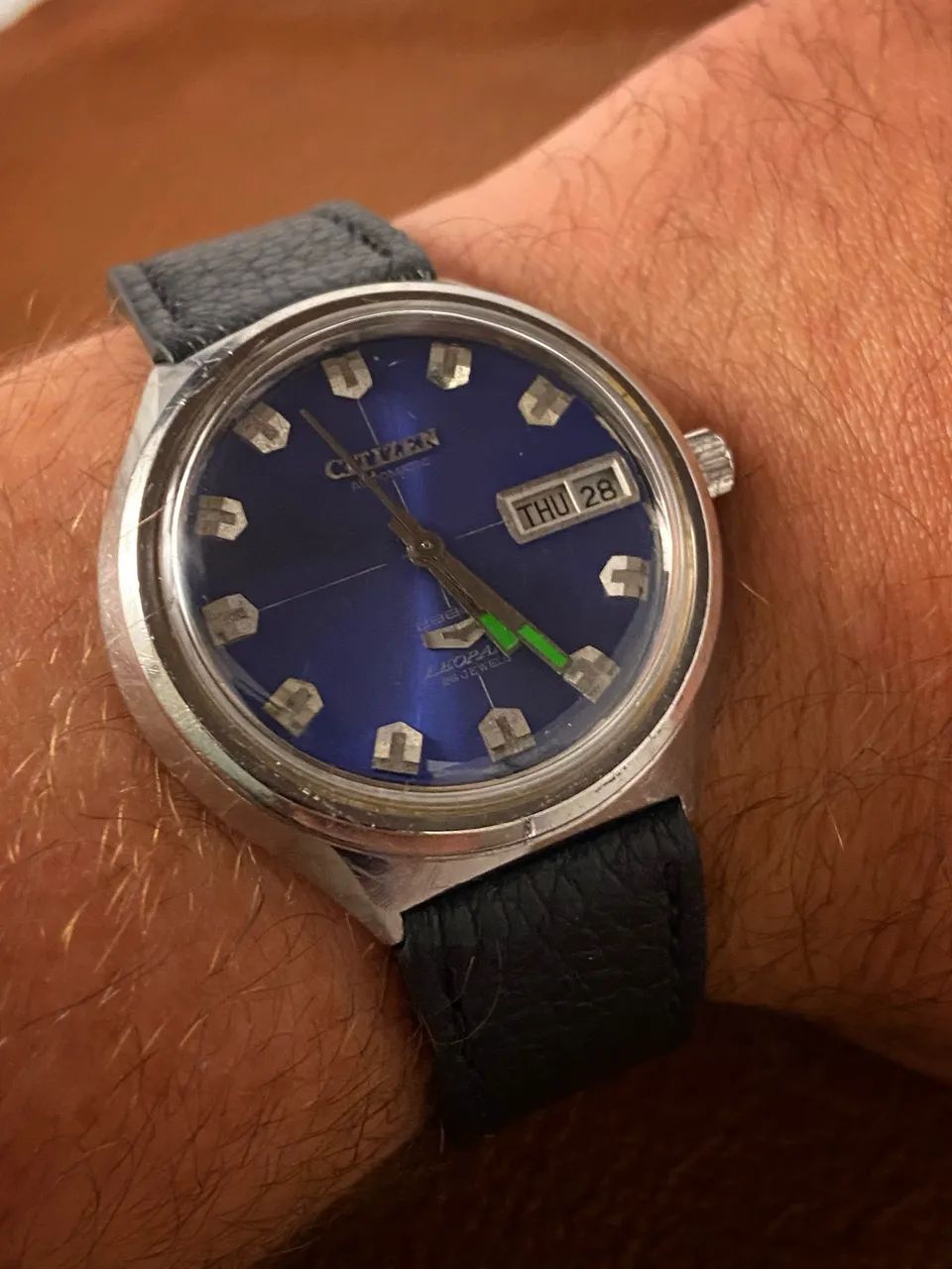 Relógio Vintage Citizen Leopard Super Beat 8