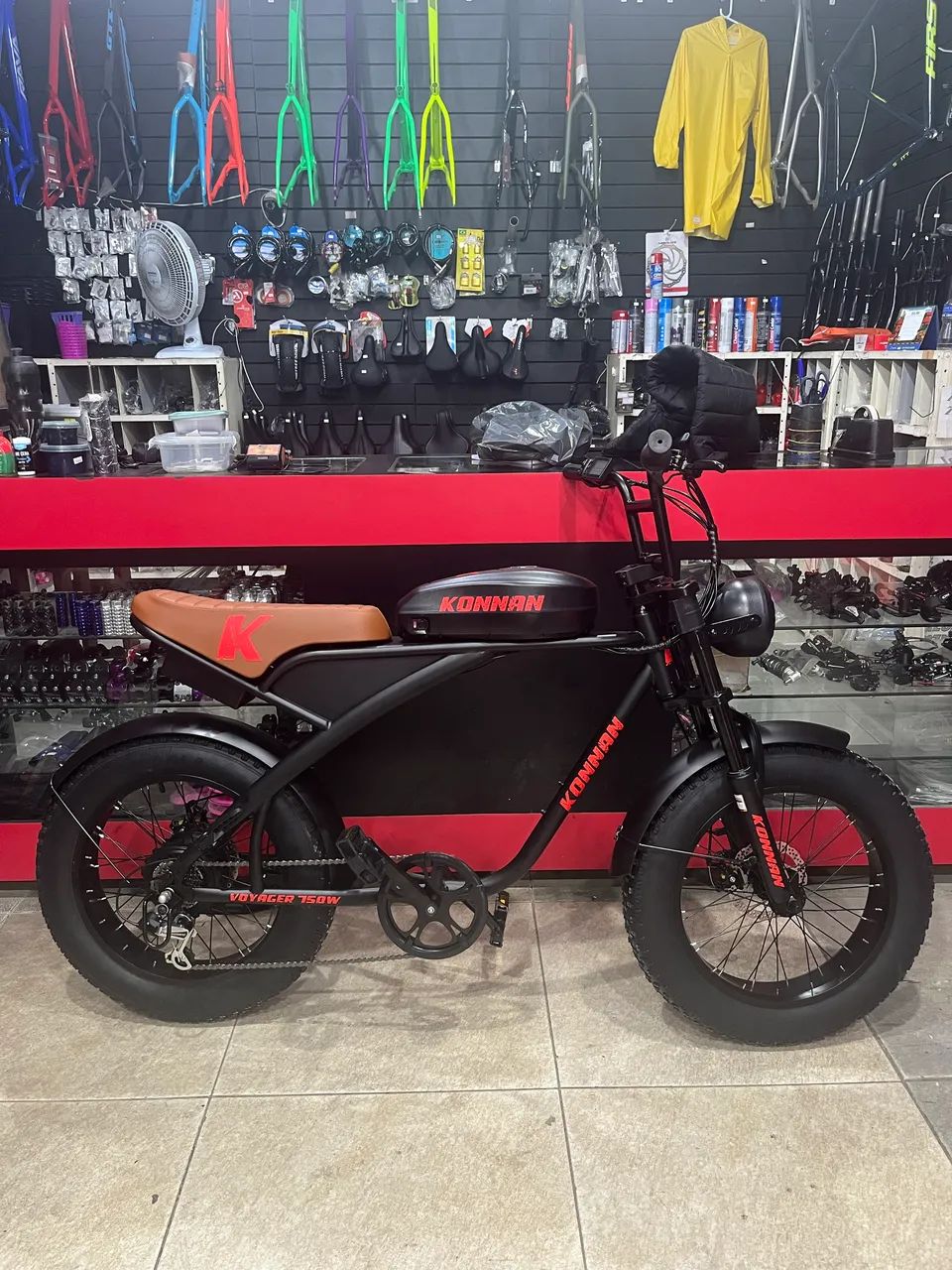 Bicicleta elétrica 750wwnova na loja  - Foto 3