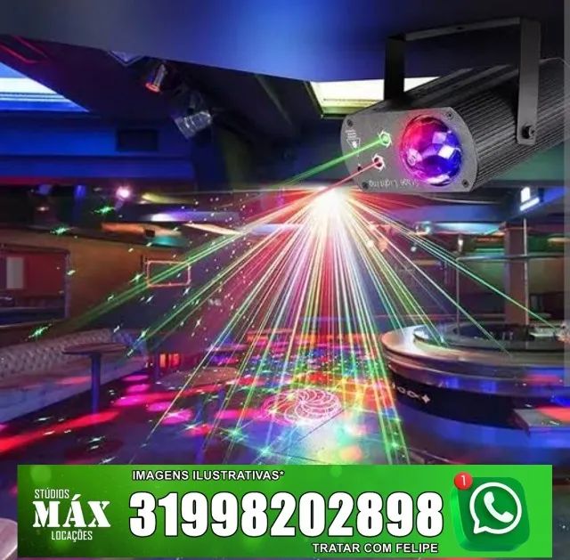 Aluguel de raio laser para boates e eventos - Foto 2