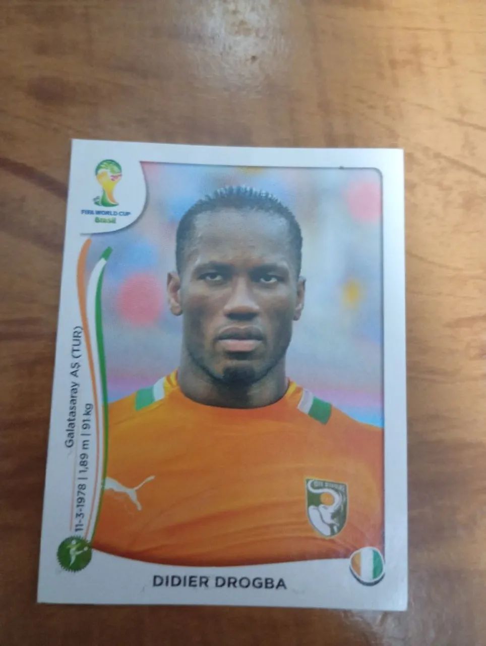Figurinha Copa do Mundo 2014, Didier Drogba, 240 - Foto 3