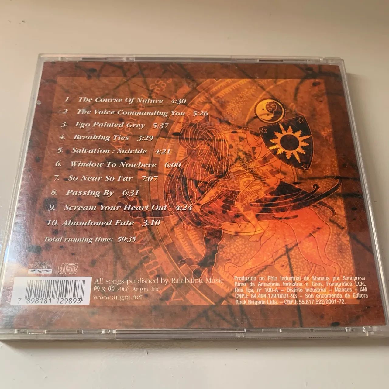 Cd Angra - Aurora Consurgens - Foto 2