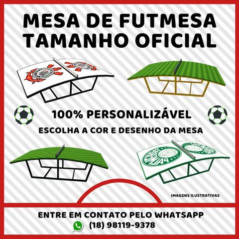 Futmesa tamanho oficial - 100% personalizável - Foto 2
