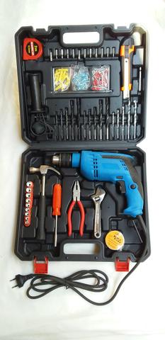 Kit Furadeira de impacto 110v - 750w de potencia 50 pcs - Foto 5