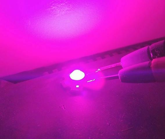 COD-CP308 KIT 5 Unidades Chip Super Power Led 1w 3v Pink Arduino Automação Robotica - Foto 3