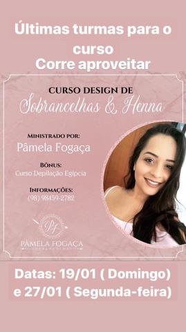 Curso Design de Sobrancelhas com aplicação de Henna
