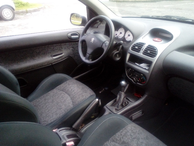 Peugeot 206 quik silver 2003 - prata - Foto 6