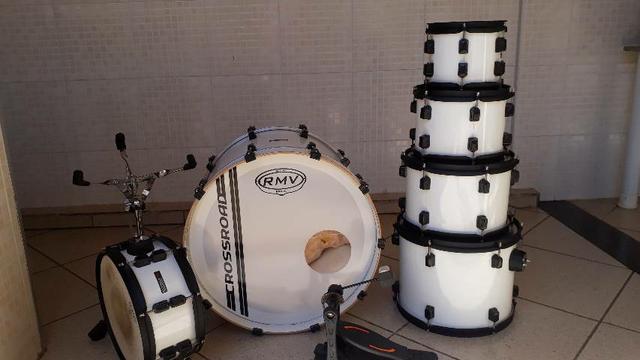 Bateria RMV Crossroad 3 tons com pratos e Rack - Foto 2