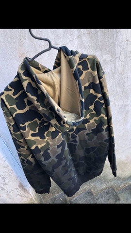 blusa capuz camouflage