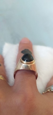 Anel Masculino em Ouro 18 K / 750 Magnífico. - Foto 3
