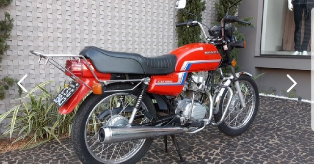 CG 125 PLACA PRETA