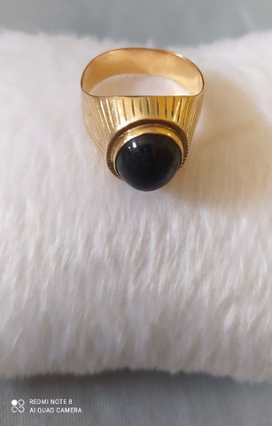 Anel Masculino em Ouro 18 K / 750 Magnífico.