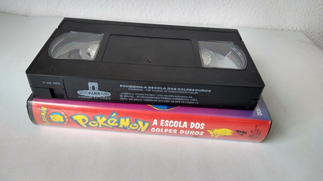 3 Fitas Vhs Pokémon 2, 3 e 4 (Originais)