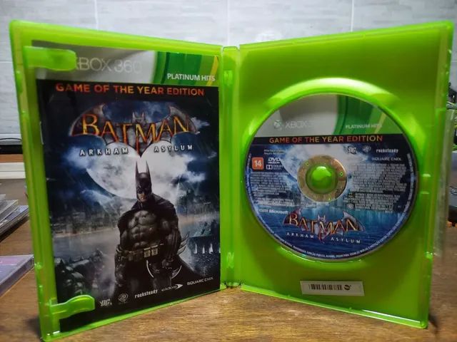 Batman Arkham Asylum Xbox 360 mídia física origina - Desconto no Preço