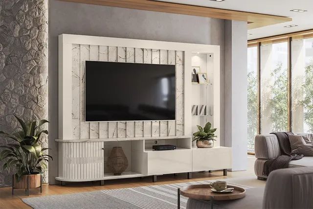 Sala home rack painel bancada - Foto 4