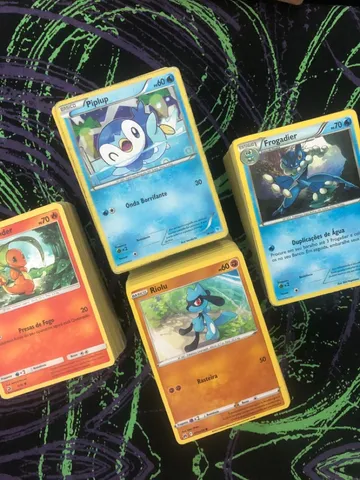 Lote De 30 Cartas Pokémon + 1 Brilhante - Copag - Deck de Cartas