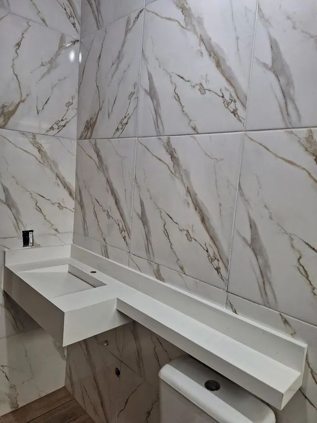 Bancadas,lavatorios,pias esculpidas em porcelanato. - Foto 2