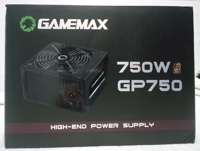 Fonte Gamemax GS600, 80 Plus