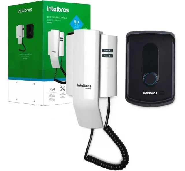 interfone instalado com garantia de 1 ano.