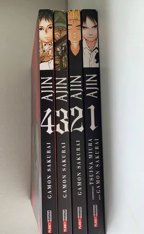 Mangá Ajin (3 Volumes), Livro Panini Nunca Usado 72505474