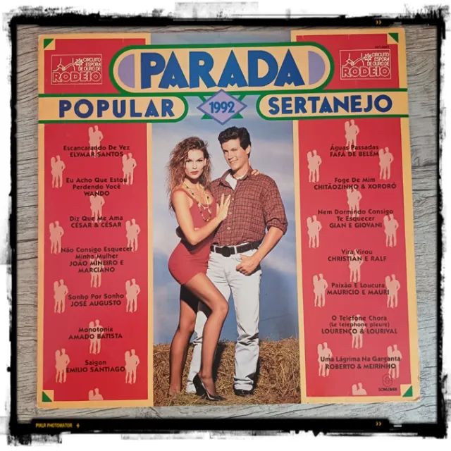 LP Vinil: Parada Popular Sertaneja - Circuito Espora De Ouro De Rodeio