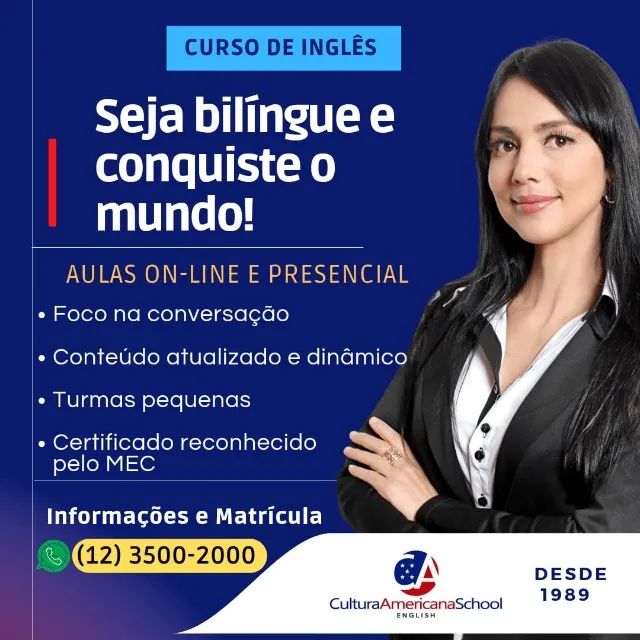 Curso de Inglês Online, 12 Aulas Grátis