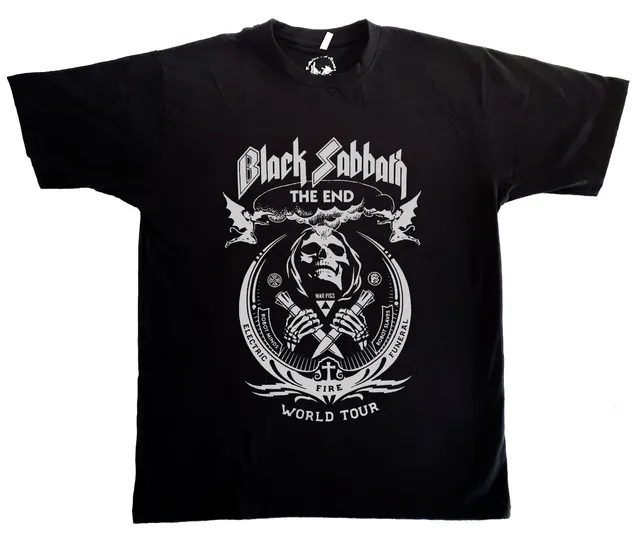 Camiseta Banda BLACK SABBATH - World Tour (G)