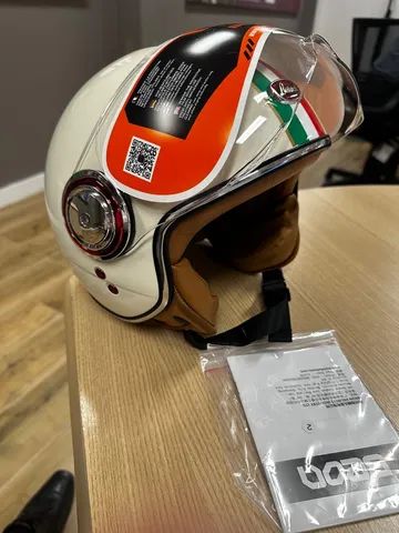 Capacete retro Italiano modelo B110 tamanho M (57/58)