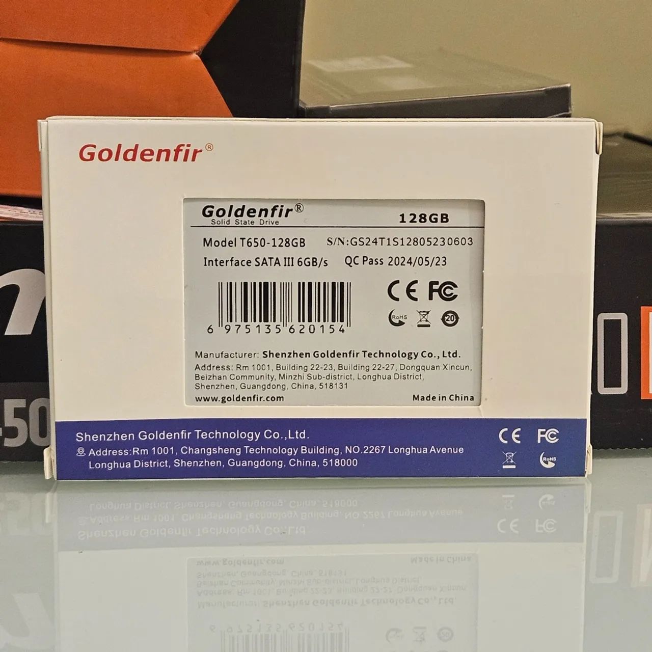 SSD Goldenfir 120gb Lacrado - Foto 2