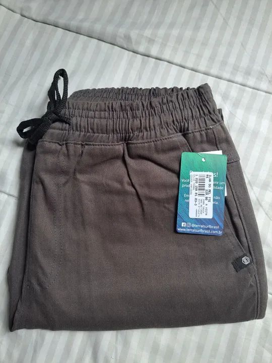 Calça jogger Terral cinza Nova P - Foto 3