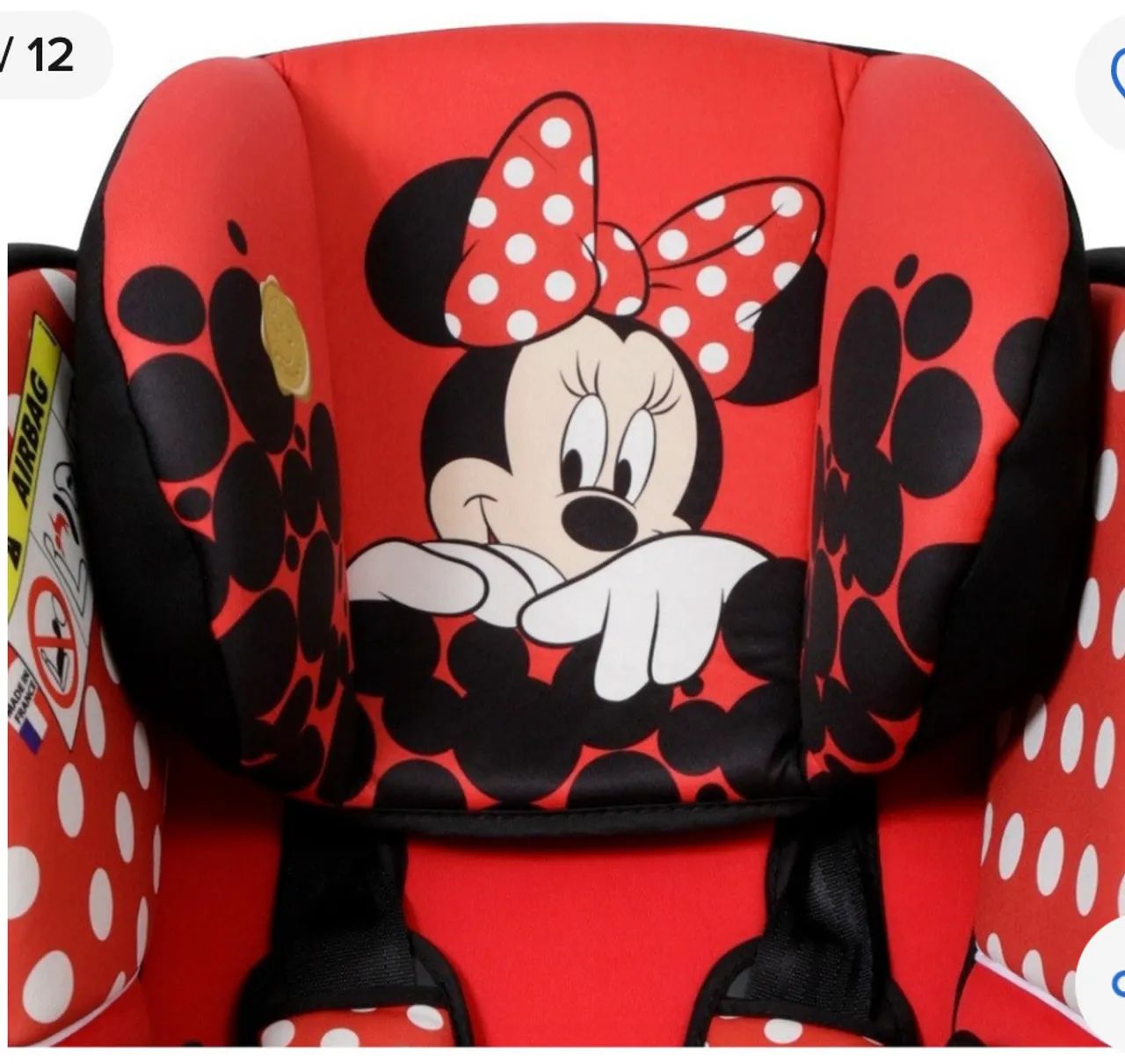 Cadeirinha carro infantil Minnie  - Foto 4