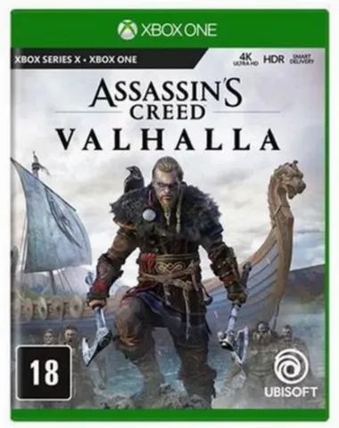 Mídia física jogo Assassins Creed Valhalla para Xbox
